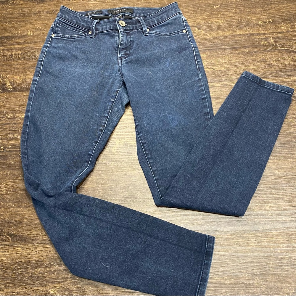 Nine West Dark Cigarette Fit Skinny Jeans Size 2 - Picture 4 of 9